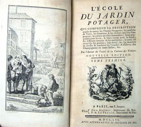 108. [COMBES (Charles-Jean de)]. L'Ecole du jardin potager. Paris - Du Jardin