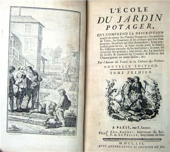 108. [COMBES (Charles-Jean de)]. L'Ecole du jardin potager. Paris - Du Jardin