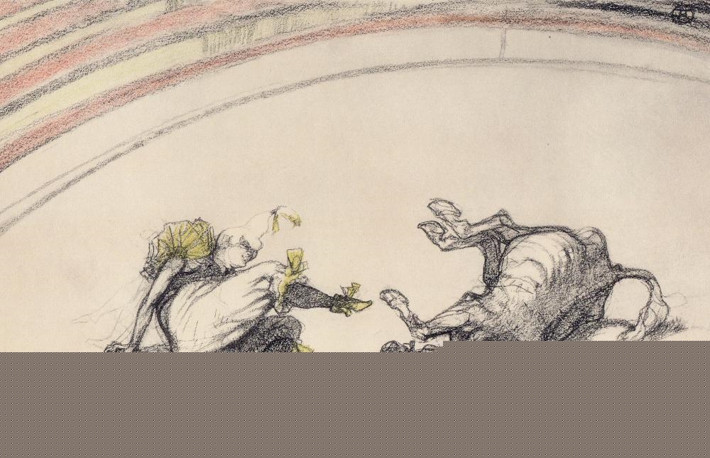 Henri de Toulouse-Lautrec | Clowness and Horse (Clownesse et chaval ...