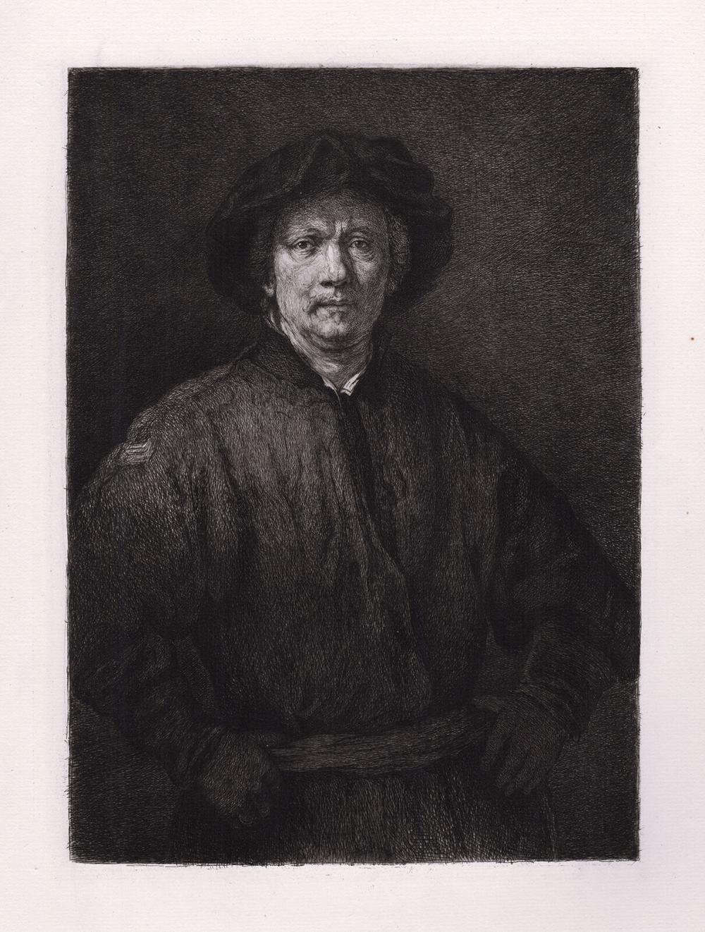 Rembrandt van Rijn | Rembrandt Rjin Portrait 1874 etching | MutualArt