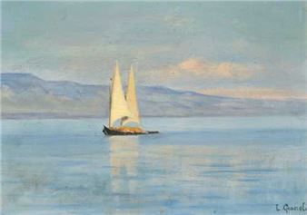 Oil on board - Louis Gianoli