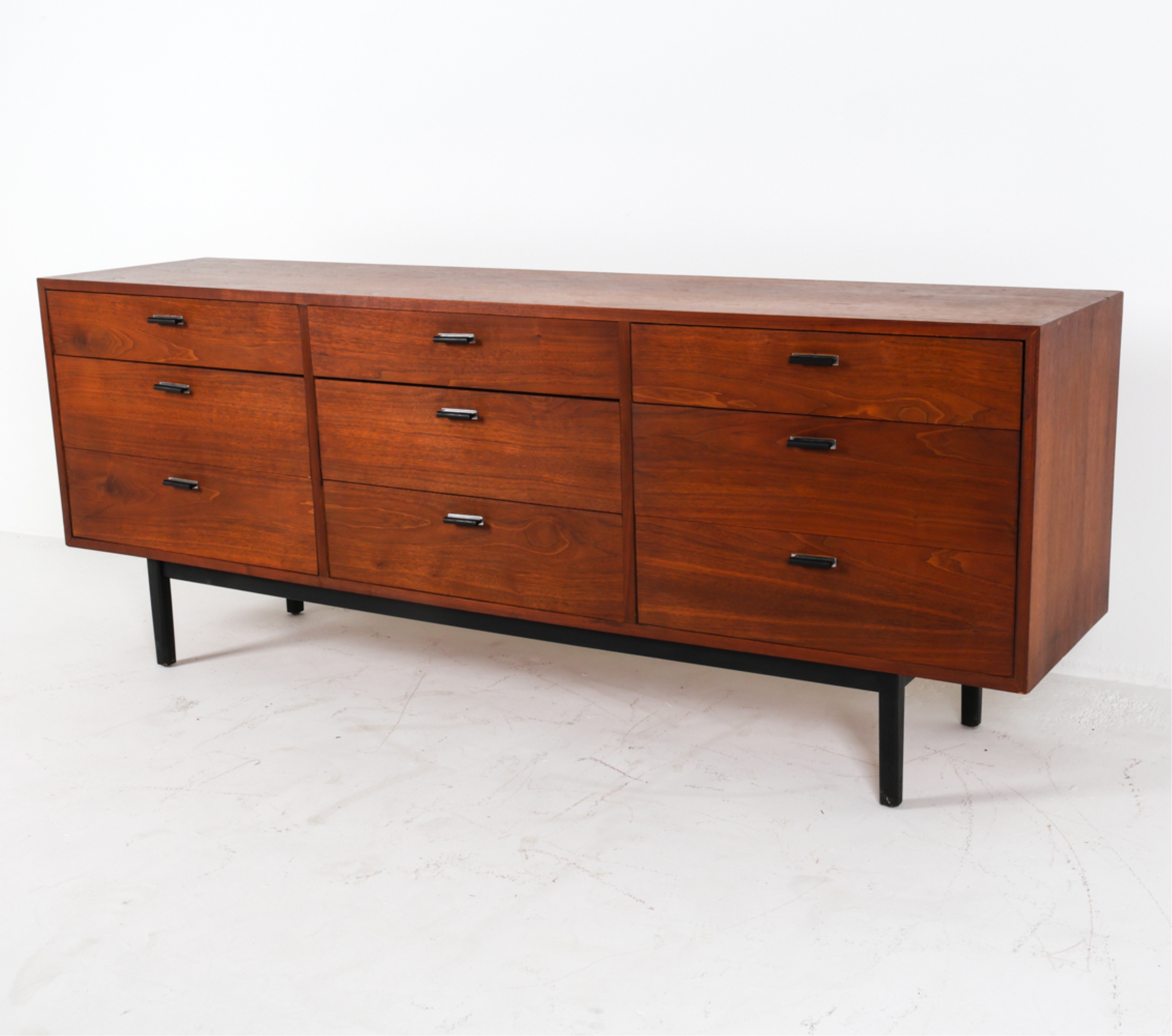 Artwork by Jack Cartwright, JACK CARTWRIGHT MID-CENTURY TEAK SIDEBOARD, Made of Painted wood