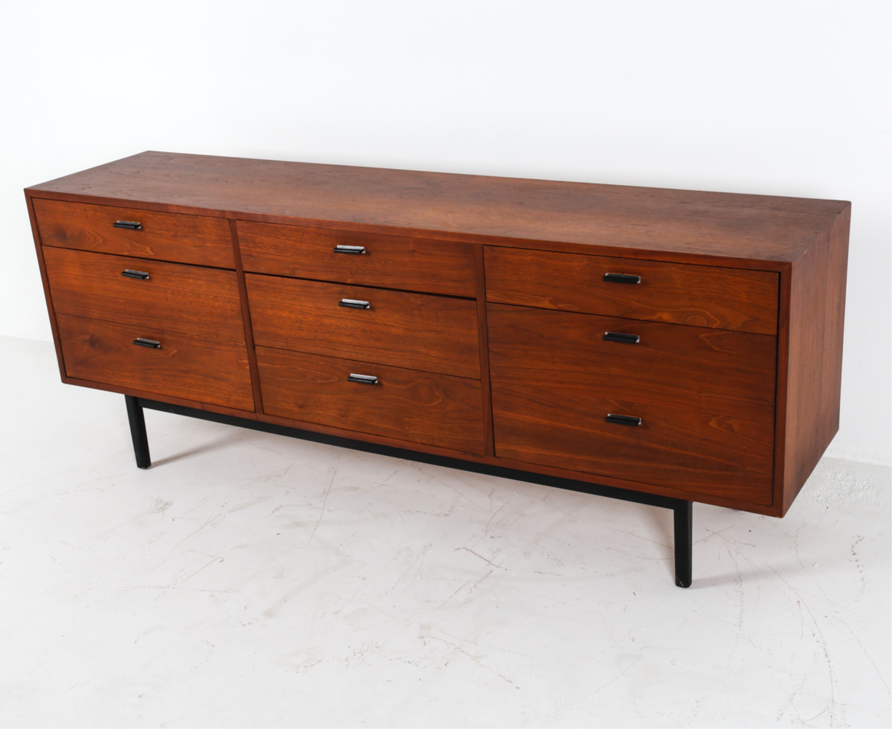 Artwork by Jack Cartwright, JACK CARTWRIGHT MID-CENTURY TEAK SIDEBOARD, Made of Painted wood