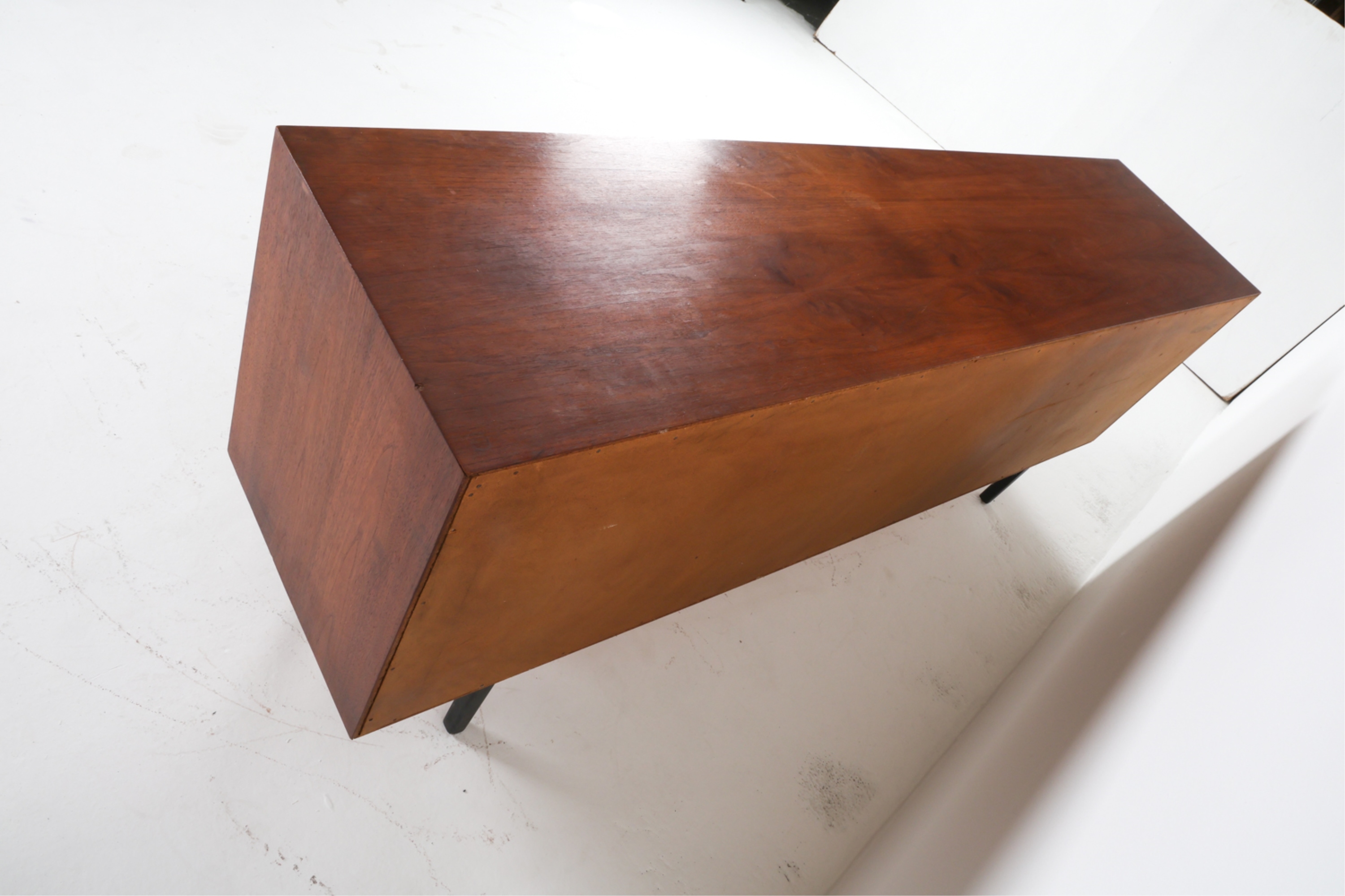 Artwork by Jack Cartwright, JACK CARTWRIGHT MID-CENTURY TEAK SIDEBOARD, Made of Painted wood