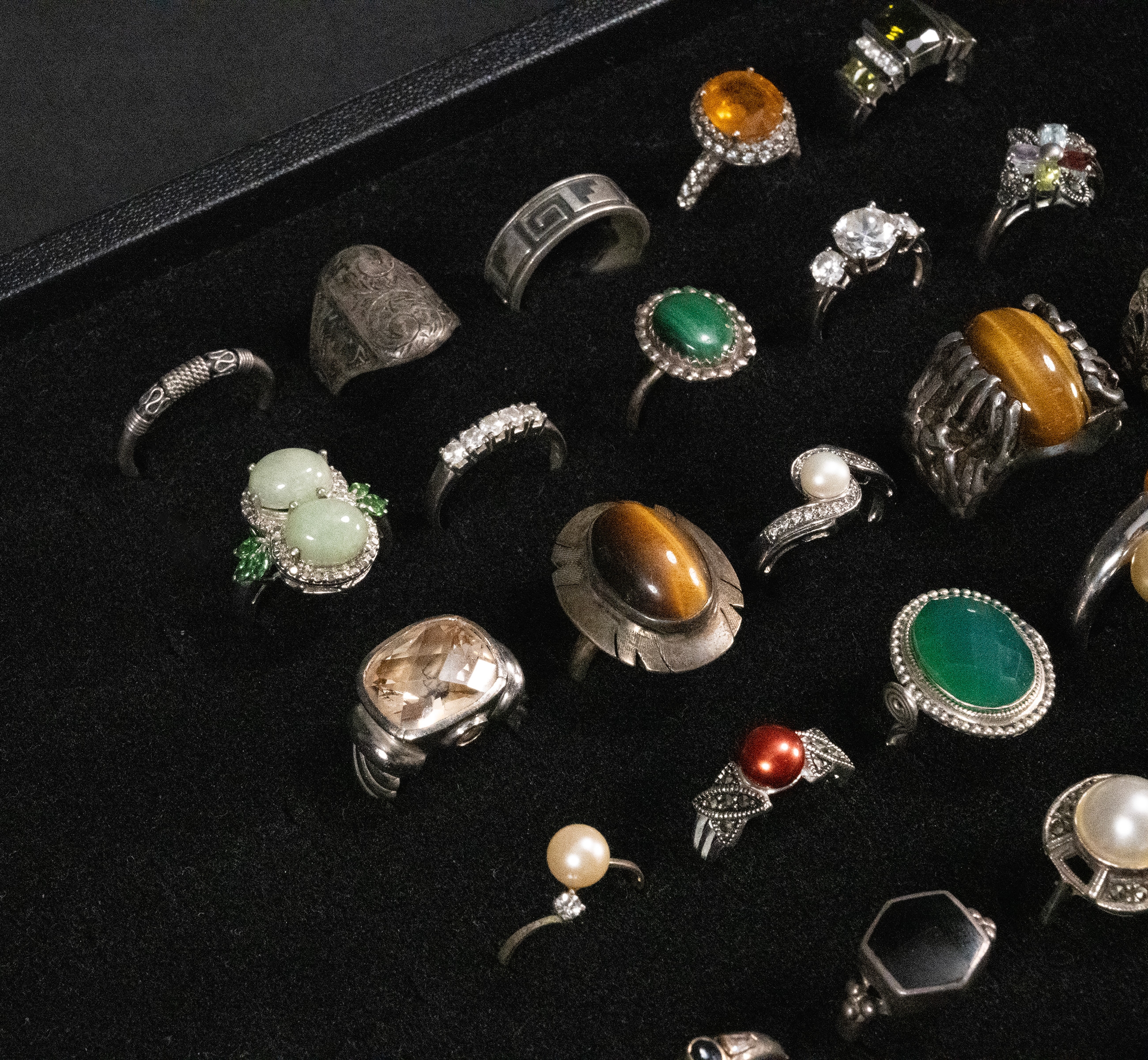 Semi Precious | Large Sterling Silver Rings Collection | MutualArt