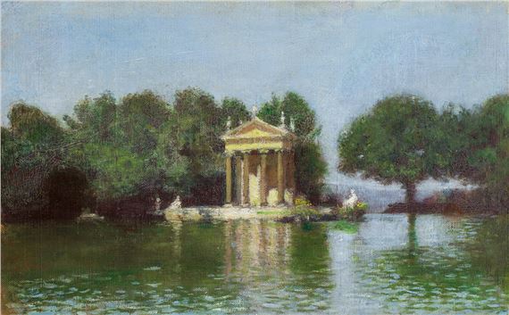 Willa Borghese in Rome - Aleksander Gierymski