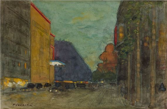 Paris, lively boulevard - Félix Courché