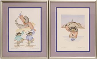 Catching, 2012; Untitled - Elsie Anaginak Klengenberg