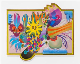 Assume Vivid Astro Focus: Always Vacationing Among Flamingos - Fredric Snitzer Gallery