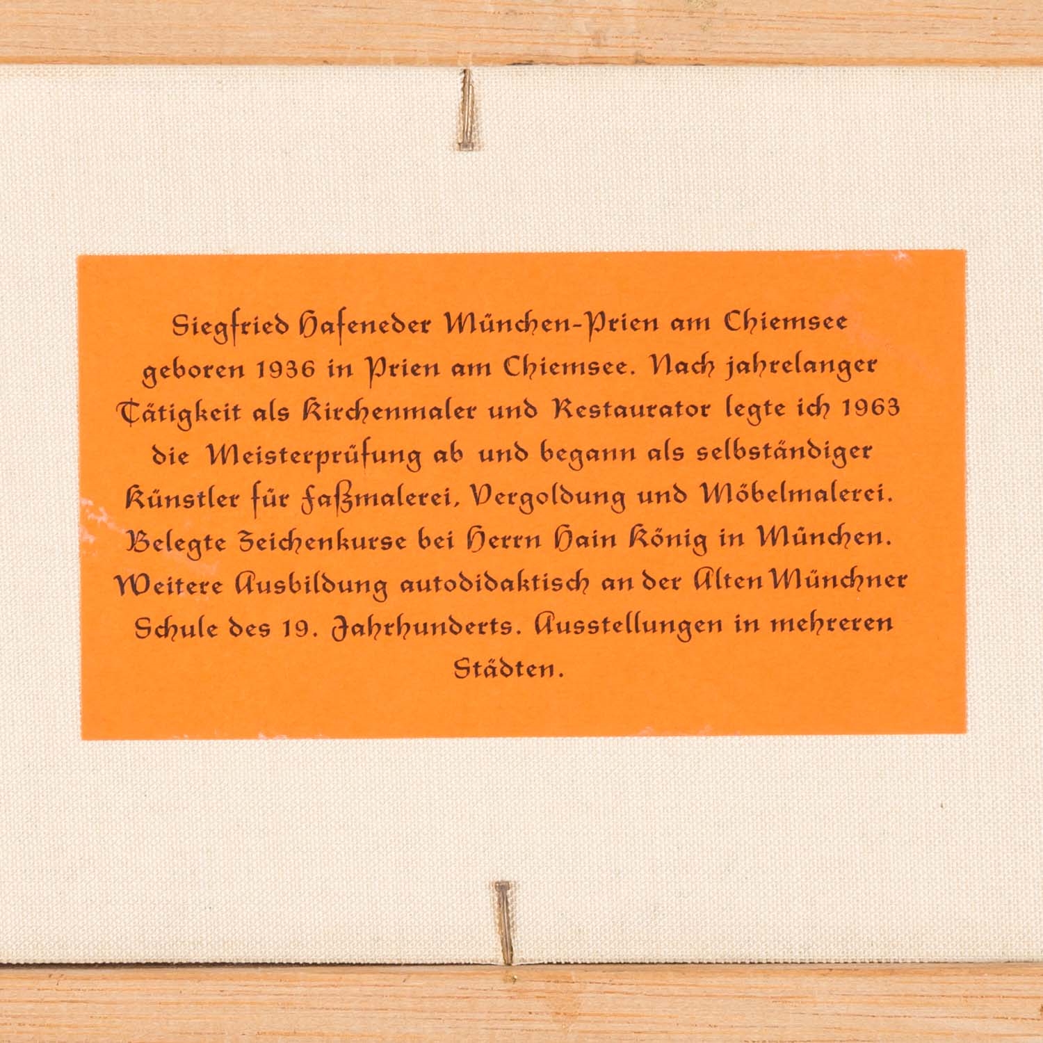 Artwork by Siegfried Hafeneder, Fronleichnamsprozession, Made of oil paintings