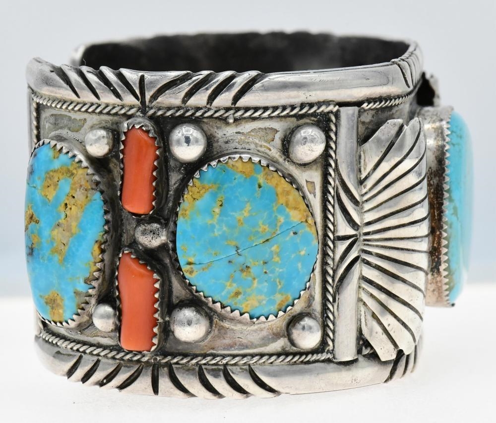 Unknown | Two Sterling Silver Navajo Bangles | MutualArt