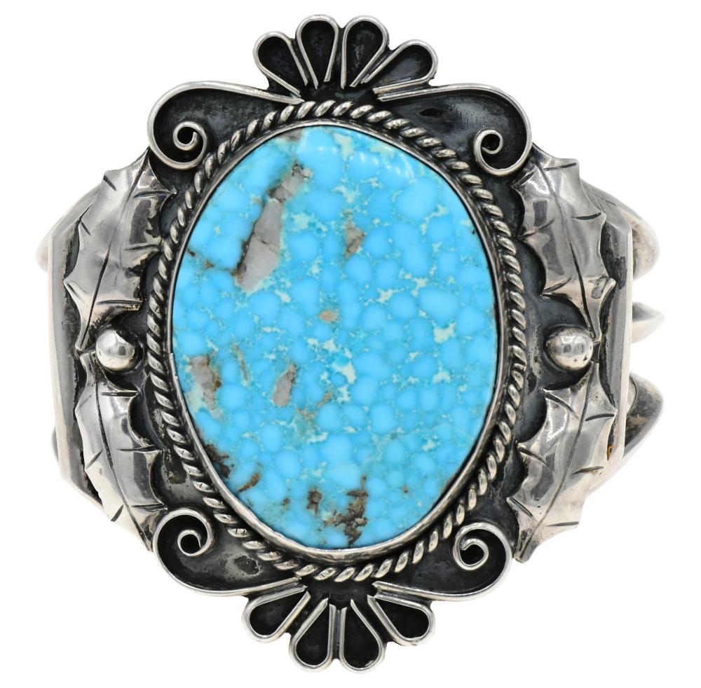 Unknown | Two Sterling Silver Navajo Bangles | MutualArt