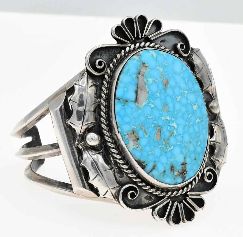 Unknown | Two Sterling Silver Navajo Bangles | MutualArt