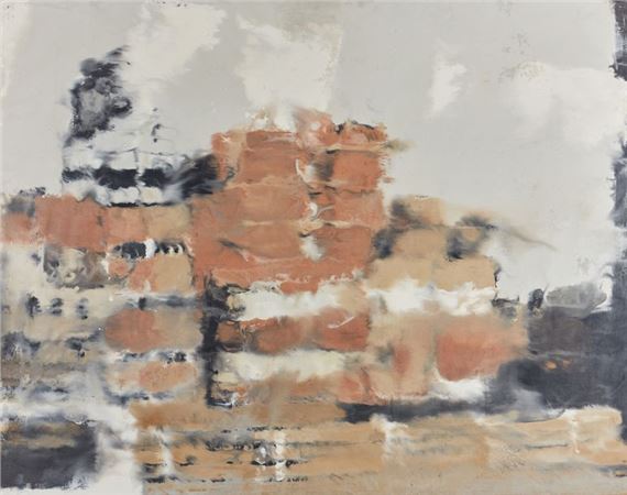 Le Caire vu d'un car N°1 by Philippe Cognée, circa 2001