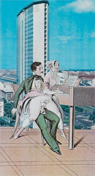 ERRO (b. 1932)
Untitled (Erotic Collage series), 1976
Collage on paper
Signed and dated on back
25 x 13 cm by Gudmundur Gudmundsson, 1976