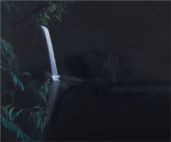 Anne-Laure SACRISTE (b. 1970)
Cascade #7, 2006
Oil on panel
50 x 61 cm Picture