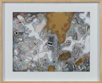 Clément BAGOT (b. 1972)
Colored Texture 2, 2002
Pen drawing, Letraset ink on paper
Signed and titled on back
24.5 x 32.5 cm - Clément Bagot