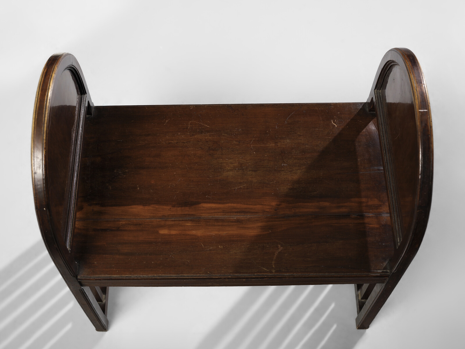 Artwork by Vittorio Grassi, Pair of benches, Made of Technique : Walnut