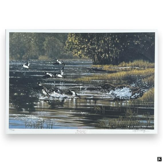 Liz Mitten Ryan | Liz Mitten Ryan Color Lithograph Exuberance
