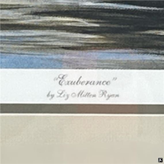 Liz Mitten Ryan | Liz Mitten Ryan Color Lithograph Exuberance