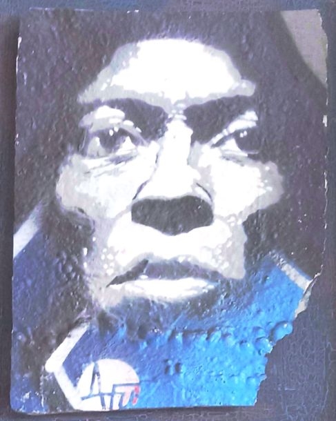 Artwork by Nice Art, Miles Davis, Made of Stencil on panel