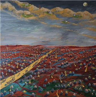 Linda Gallus: Calico Ceilings: Women of the Goldfields Paintings - Central Goldfields Art Gallery