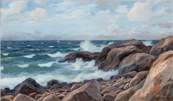A sea landscape - Thure Sundell