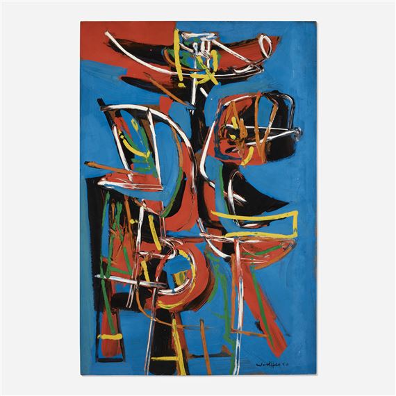 Untitled by Emerson S. Woelffer, 1950