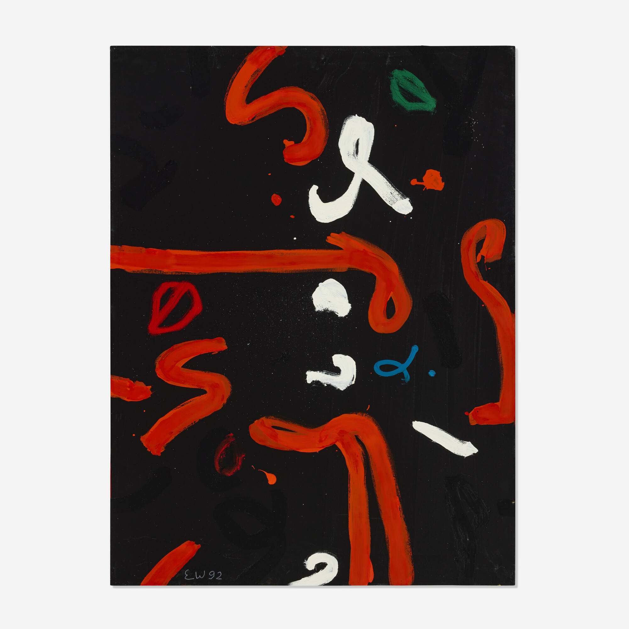 Artwork by Emerson S. Woelffer, Untitled, Made of acrylic on canvas