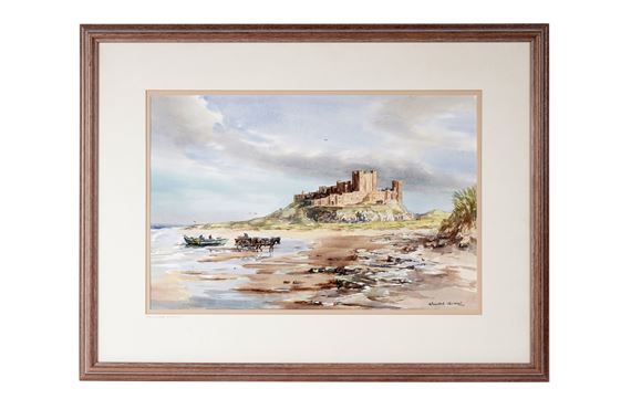 Bamburgh Castle by Ronald Lambert Moore