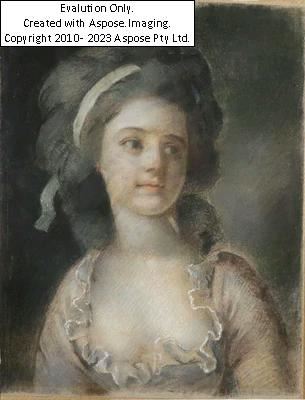 Porträt einer schönen jungen Dame - Gräfin Helene Potocka, geb. Prinzessin Massalska, Fürstin Ligne by Salvatore Tonci