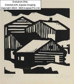 Bauernhäuser - Leopold Fetz