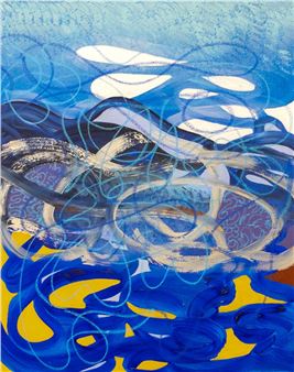 Laura Aberham: Blue Mesa - Galerie Rupert Pfab 