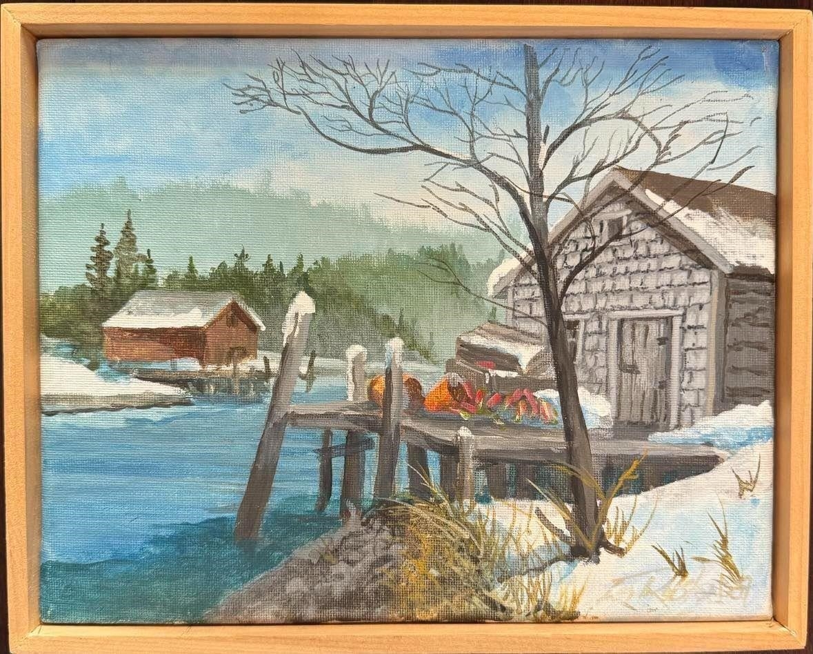 Les Rolston | Fishing Shacks | MutualArt