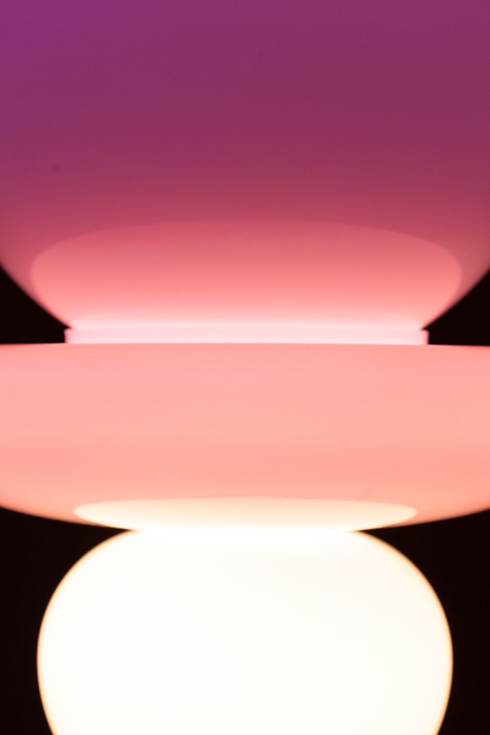 Artwork by Michal Korchowiec, Light sculptures 25# 1.10, Made of brass, glass