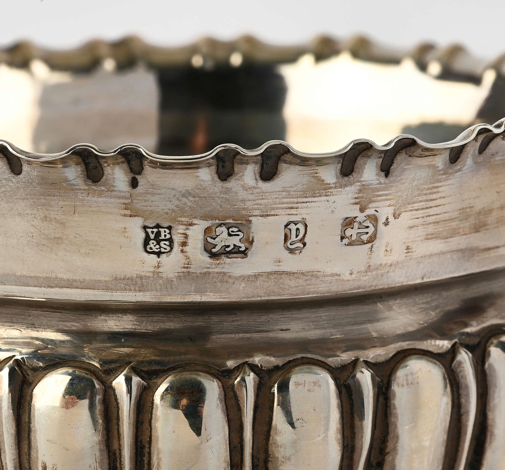 William Hutton & Sons | A silver tankard of baluster form with a scroll ...