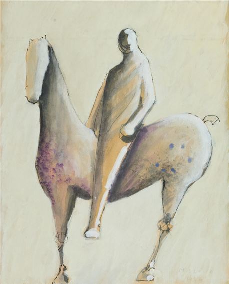Marino Marini、Cavallo e Cacalliere Marino Marini, Cavallo e cavaliere, 1955 | UniCredit Art