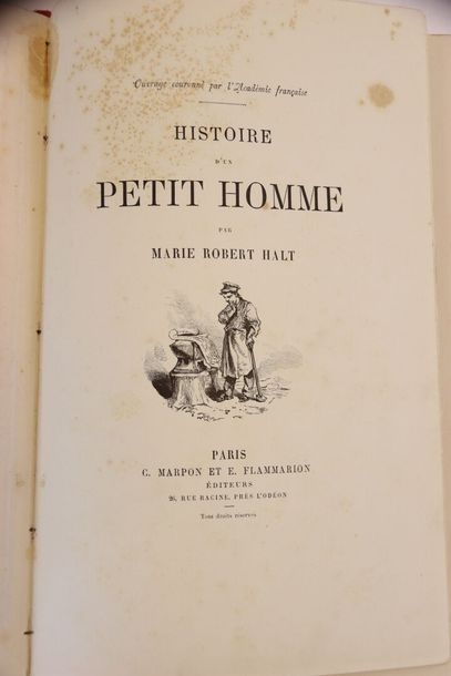 Artwork by Marie Robert, HALT (Marie Robert) - Histoire d'un petit homme. Paris, Marp, Made of black and white