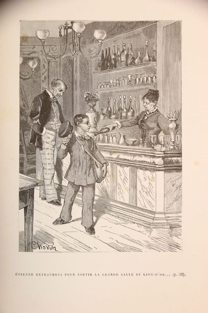 Artwork by Marie Robert, HALT (Marie Robert) - Histoire d'un petit homme. Paris, Marp, Made of black and white