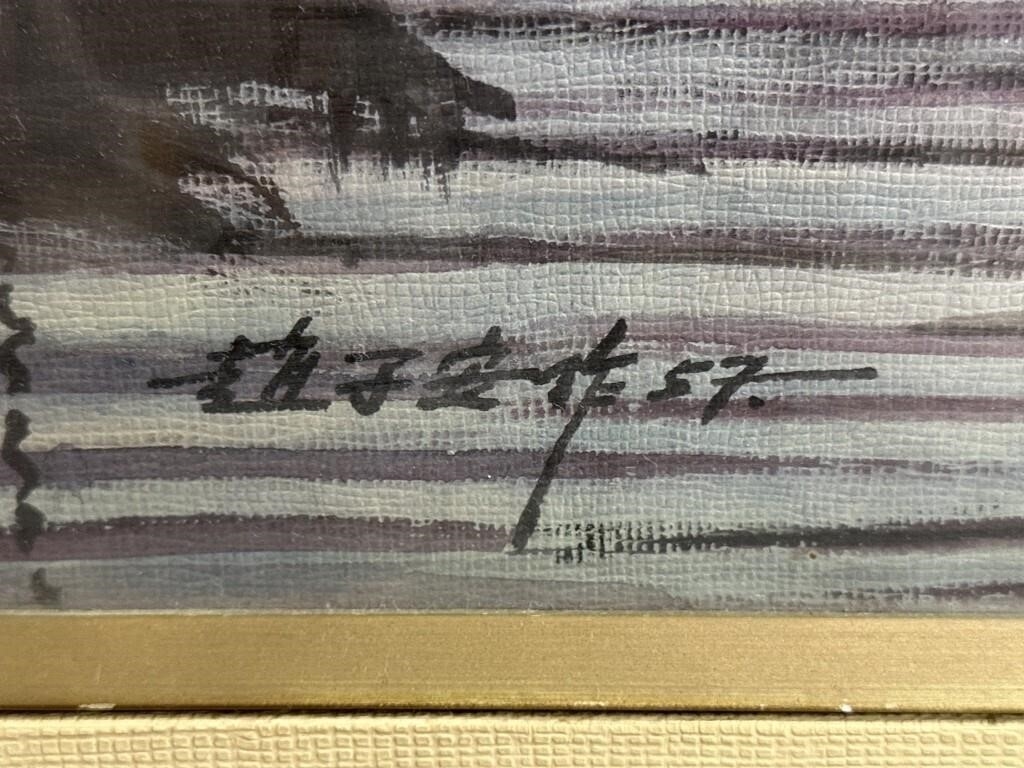 Artwork by Zhao Zian, Signed water color on paper dated 1957, Made of water color on paper