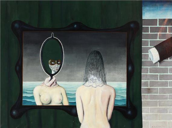 Surreal composition by Bert-Johnny Nilsson, 1969