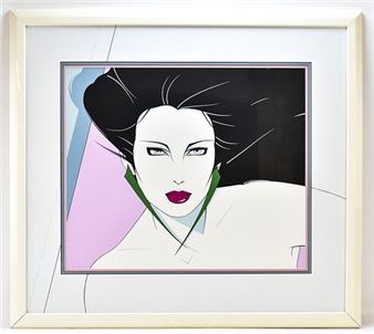 Patrick Nagel | Untitled - Close-up | MutualArt