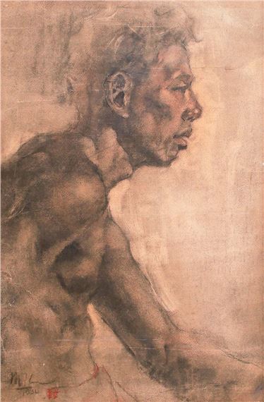 LEE MAN FONG | Portrait of a Man, 1932 by Lee Man Fong, 1932