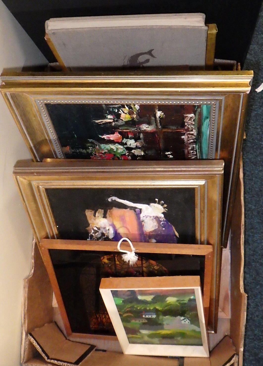 Artwork by David Morris, A qty of various pictures, Made of collages