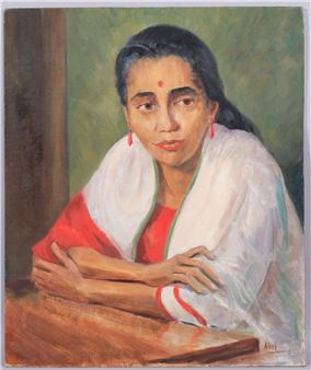 portrait of Indian lady - Abel
