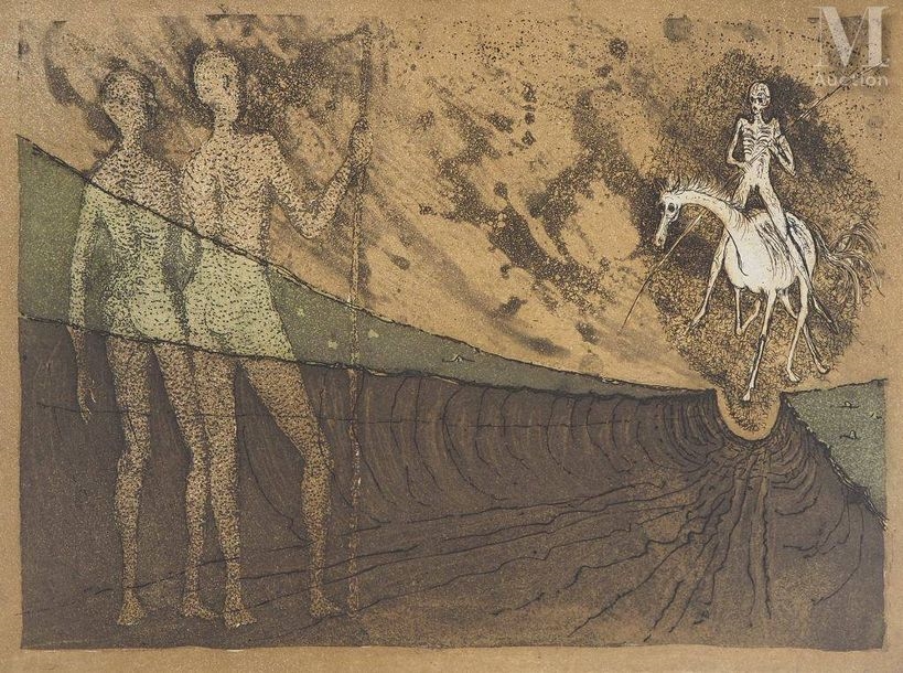 Lars Bo | The Rider's Arrival (1975) | MutualArt