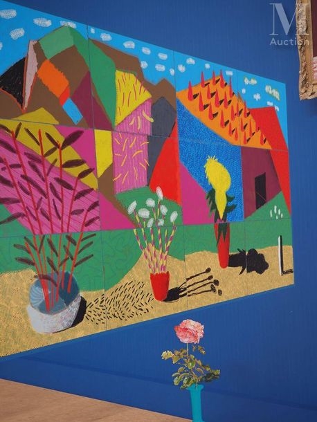 David Hockney | 20 Flowers and Some Bigger Pictures (2022) | MutualArt