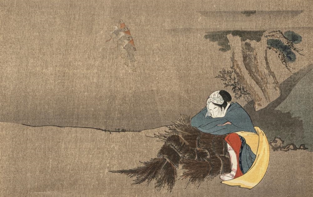 Katsushika Hokusai | : REPRINT OF ''THE DREAM OF THE RUSH GATHERER ...