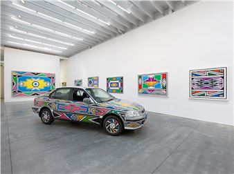 Esther Mahlangu: Time in Color - Ross+Kramer Gallery, Chelsea