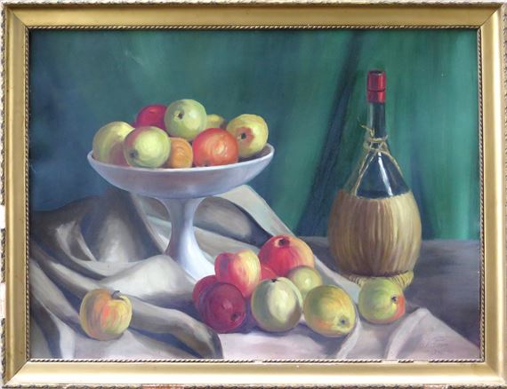 Edgar Vinters | Klusā daba ar āboliem (1941) | MutualArt